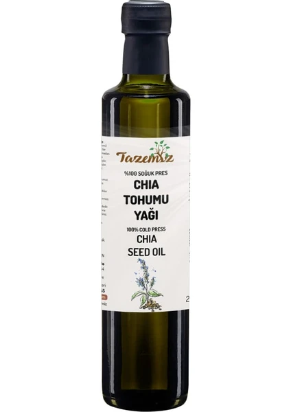 Chia Tohumu Yağı  500ML - Soğuk Pres