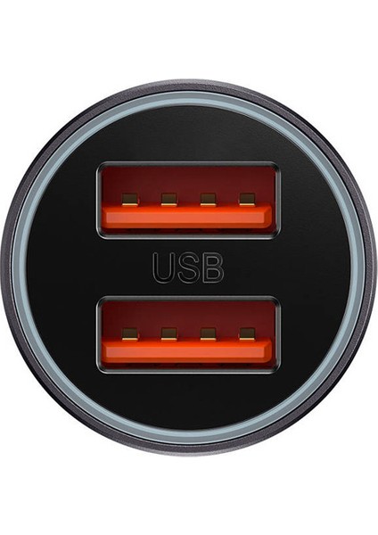 Golden Contactor Dual 60W Çift USB Hızlı Araç Çakmaklık Şarjı CGJM000013