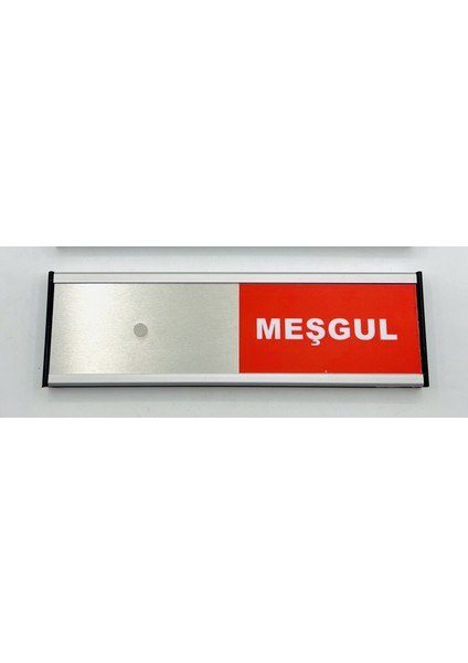 Müsait-Meşgul Tabelası Kapı Isimliği Yönlendirme Levhası Xl