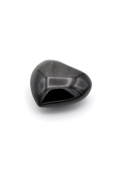 Hakiki Doğal Kalp Şeklinde Rainbow Obsidyen Taşı 116 Gram