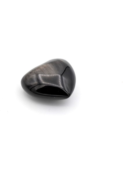 Hakiki Doğal Kalp Şeklinde Rainbow Obsidyen Taşı 116 Gram