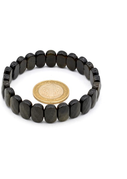 Doğal Rainbow Obsidyen Bileklik 004 modelleri
