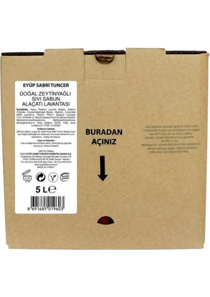 Zeytinyağlı Sıvı Sabun 5 lt