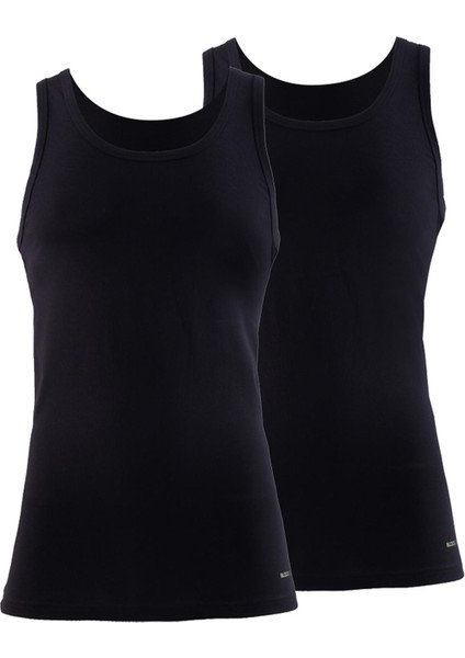 Erkek Atlet Tender Cotton 2'li Siyah 9678