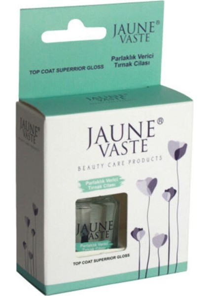 Jaune Vaste Nail Hardener+Top Coat +Parlatıcı Cila