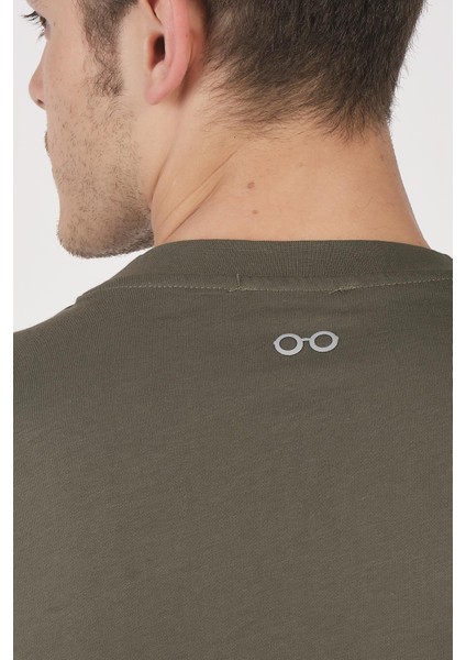 Unisex (Erkek -Kadın) Oversize ( Bol-Salaş ) T-Shirt Renk Haki Goes Here modelleri