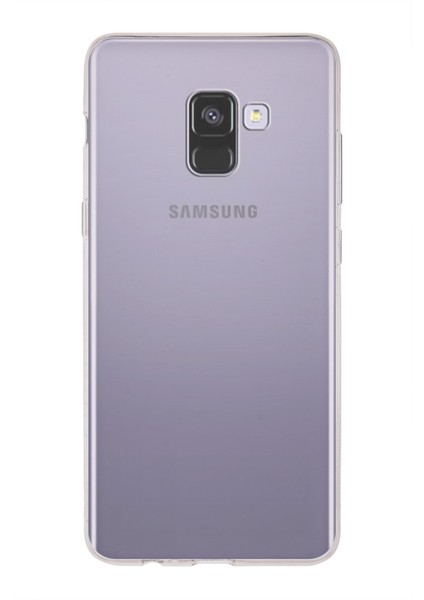 Caseworld Samsung Galaxy A8 Plus (2018) Kapak 1mm Şeffaf Silikon Kılıf