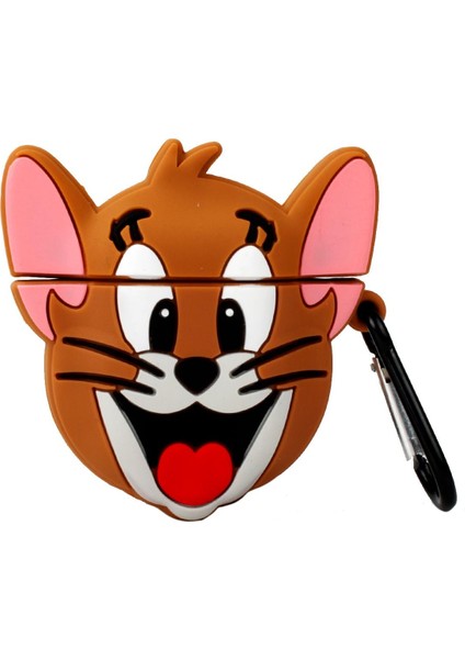 Sevimli Fare Tasarım Airpods Silikon Kılıf