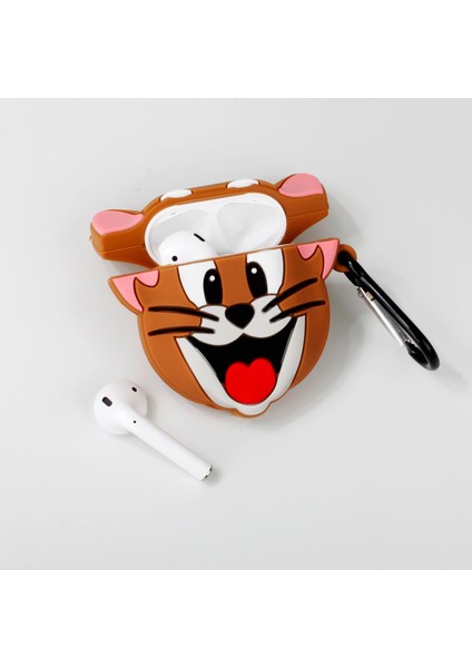 Sevimli Fare Tasarım Airpods Silikon Kılıf