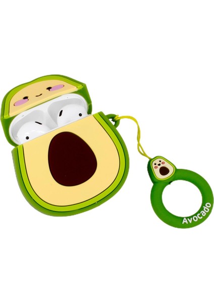 Avocado Tasarım Airpods Silikon Kılıf