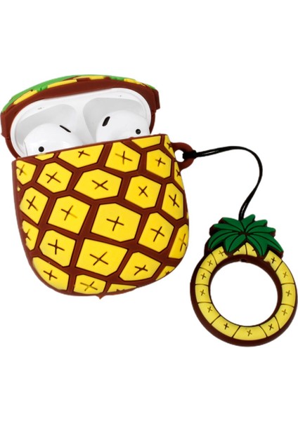 Ananas Tasarım Airpods Silikon Kılıf