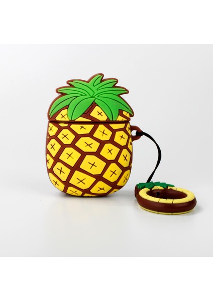 Ananas Tasarım Airpods Silikon Kılıf