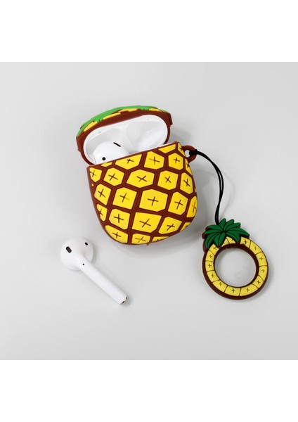 Ananas Tasarım Airpods Silikon Kılıf