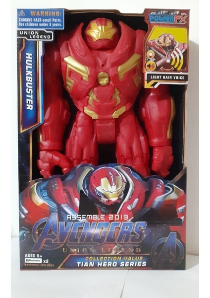 Hulkbuster Işıklı Sesli 30 cm