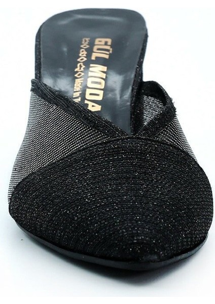 Siyah Abiye Topuklu Ev Terliği modelleri