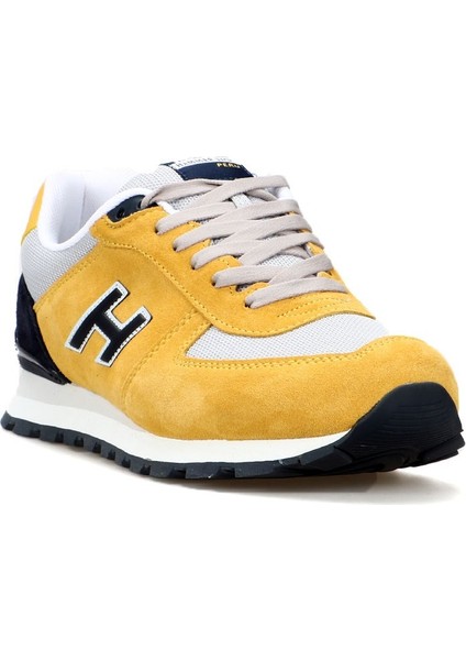 19250 Peru M Erkek Ayakkabi - Hardal Lacivert