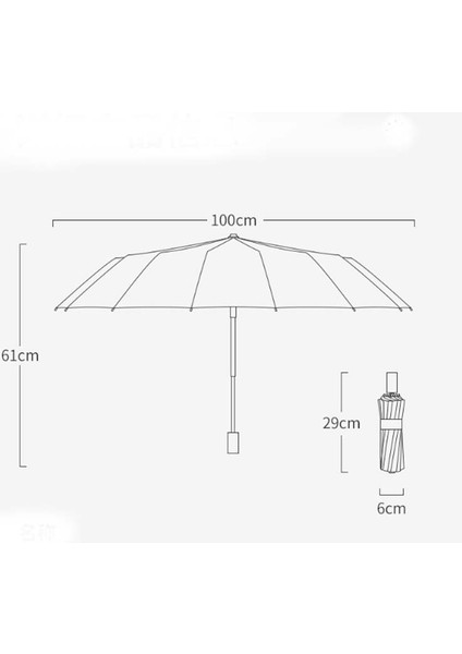 Güçlü Rüzgara Dayanıklı Manuel Şemsiye Süper Güneş Koruması ve Uv (Yurt Dışından)