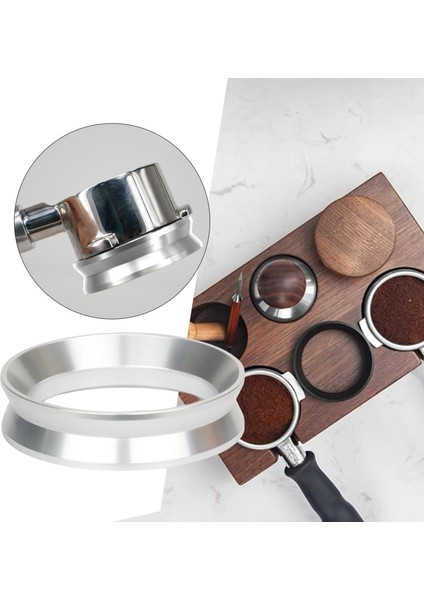 Espresso Dozaj Huni Kahve Dozaj Haznesi Kahve Makineleri Aksesuarları Gümüş 53mm (Yurt Dışından) indirimleri