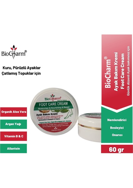 - Ayak Bakım Kremi / Foot Care Cream - 60 GR
