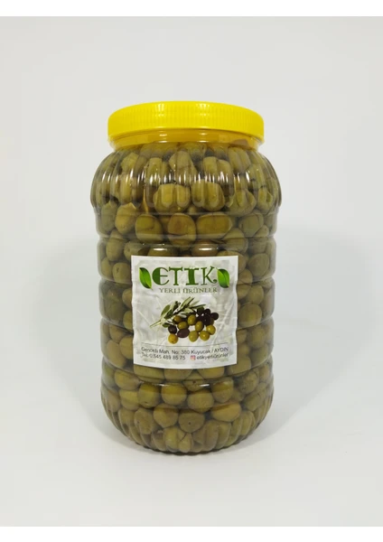 ETİK YERLİ ÜRÜNLER Gemlik Cinsi Kırma Tatlanmış Zeytin 3 Kg