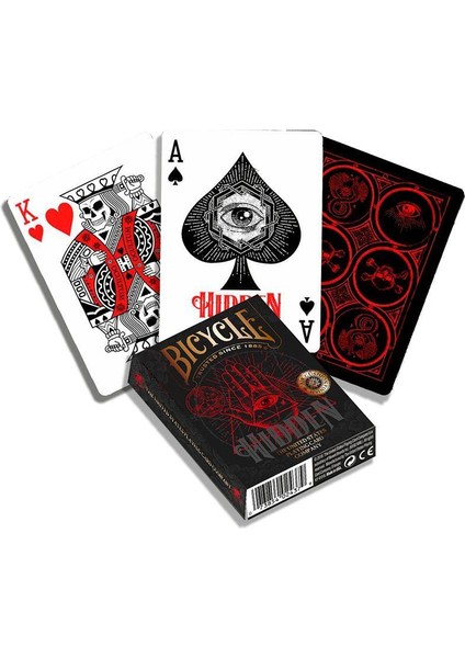 Hidden Iskambil Poker Oyun Kartları