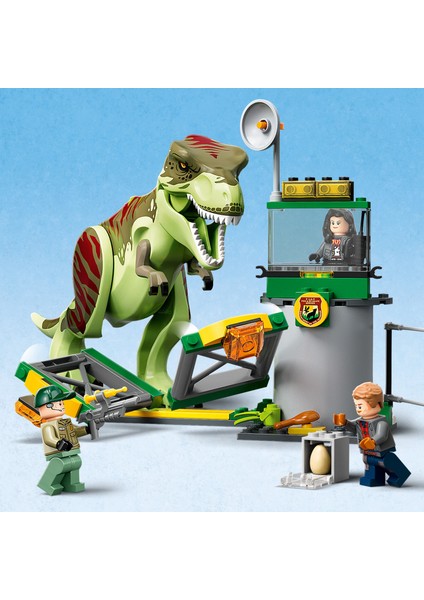 LEGO® Jurassic World T. Rex Dinozor Kaçışı 76944 - 4 Yaş ve Üzeri Çocuklar Için Yaratıcı Oyuncak Yapım Seti (140 Parça)