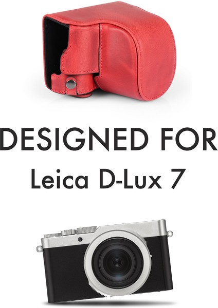 Leica D-Lux 7, D-Lux, Typ 109 Gerçek Deri Kamera Çantası