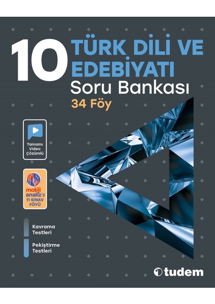 Tudem Yayınları 10. Sınıf Türk Dili ve Edebiyatı Soru Bankası