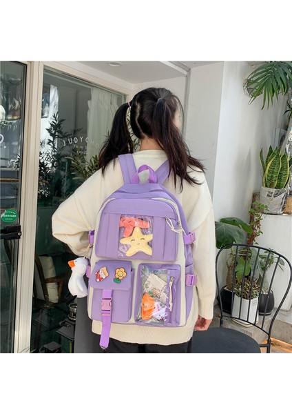 Lyle 4'lü Büyük Kapasiteli Okul Çantası Seti (Yurt Dışından) modelleri