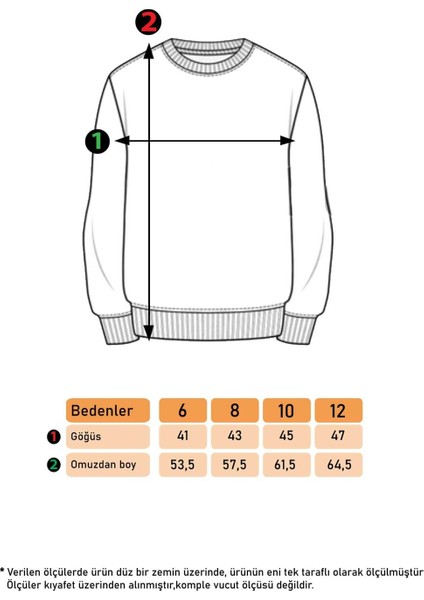 Toontoy Kız Çocuk Nakışlı Sweatshirt