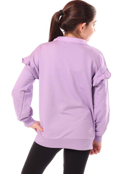 Toontoy Kız Çocuk Nakışlı Sweatshirt modelleri