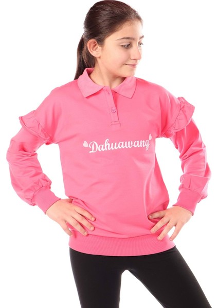 Toontoy Kız Çocuk Nakışlı Sweatshirt