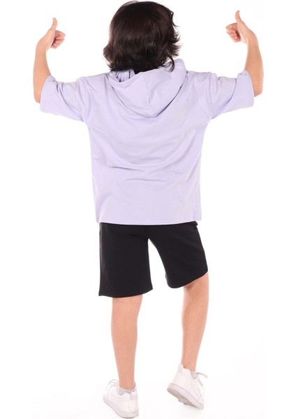 Toontoy Erkek Çocuk Overall Composition Baskılı Şortlu Takım fiyatları