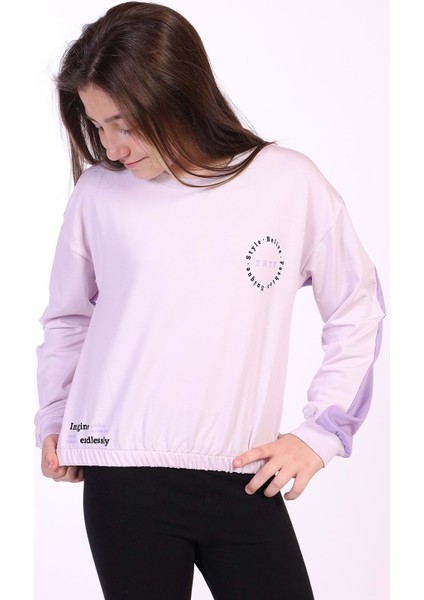 Toontoy Kız Çocuk Imagine Tnty Baskılı Sweatshirt