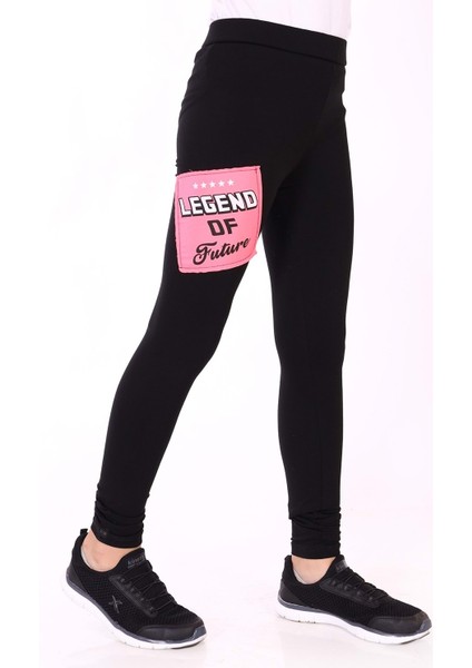 Toontoy Kız Çocuk Neon Detaylı Tayt