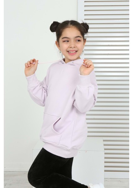 Toontoy Kız Çocuk Kanguru Cepli Sweatshirt fırsatları
