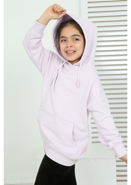 Toontoy Kız Çocuk Kanguru Cepli Sweatshirt indirimleri