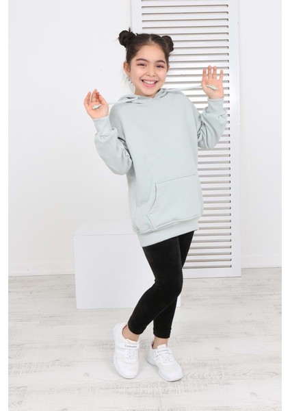 Toontoy Kids Toontoy Kız Çocuk Kanguru Cepli Sweatshirt