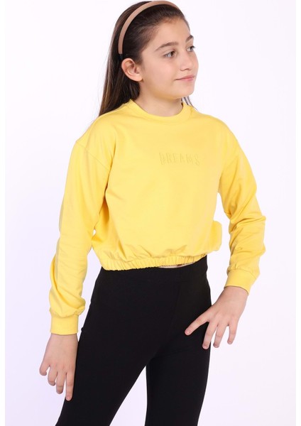 Toontoy Kız Çocuk Dreams Nakışlı Sweatshirt