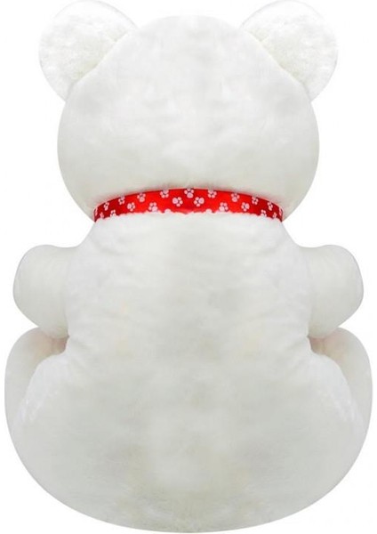 Tıkıl Ayı 57 cm Ekru Kalpli Pelüş Ayı