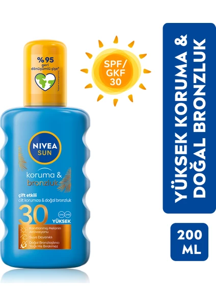 Sun Koruma&Bronzluk Bronzluk Arttirici Güneş Spreyi Gkf 30 200 Ml