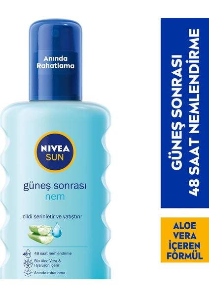 Sun Güneş Sonrasi Nem Cildi Rahatlatan Nemlendirici Sprey 200 Ml