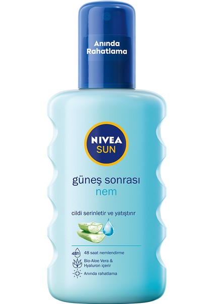 Sun Güneş Sonrasi Nem Cildi Rahatlatan Nemlendirici Sprey 200 Ml