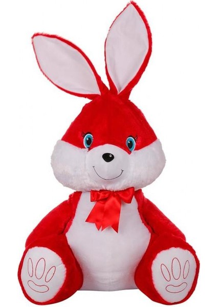 Tavşan 50 cm Kırmızı Pelüş Çocuk Oyuncak