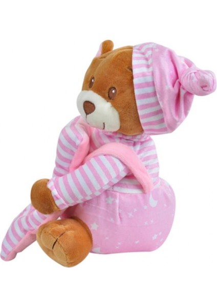 Çerçeveli Ayı 25 cm Pembe Pelüş Ayı Çocuk Oyuncak