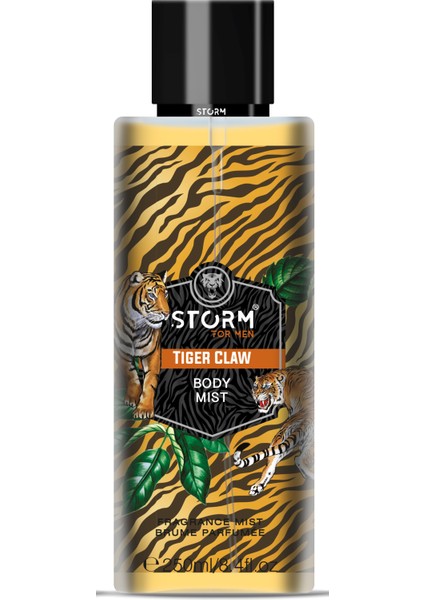 Men Tiger Claw Vücut Spreyi 250 ml