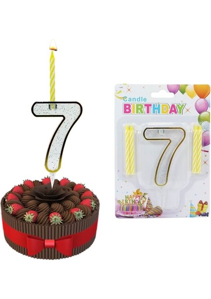 7 Rakam Şeffaf Mumluk ve 4 adet MuM modelleri