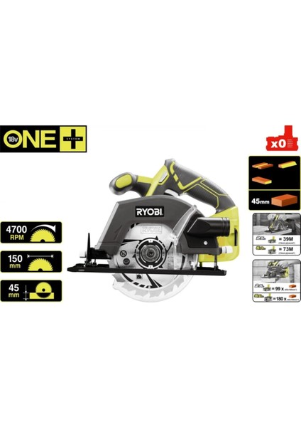 R18CSP-0 18 V 150 mm Aküsüz Daire Testere