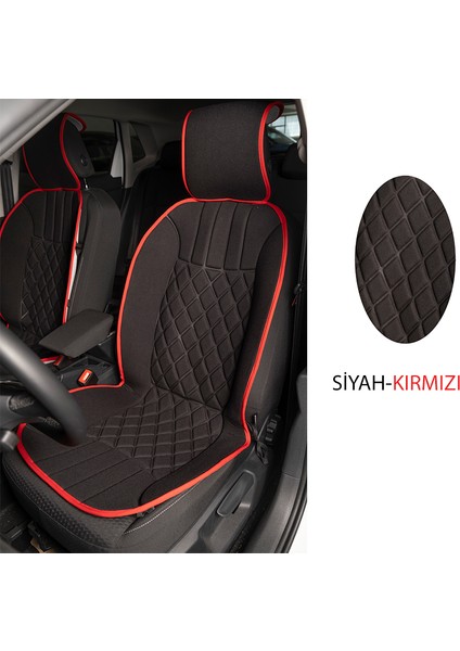 Elegance 2'li Set Minder Siyah-Kırmızı / KLMNY536