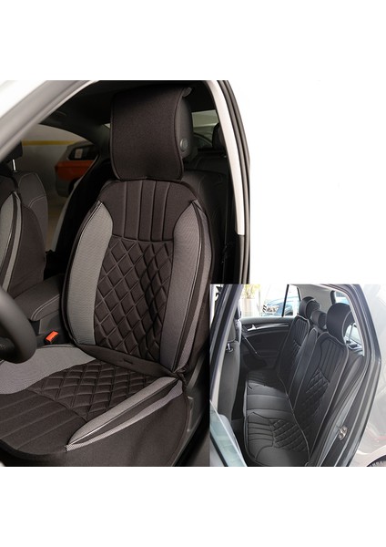 Elegance 5'li Set Minder Siyah-Gri / KLMNY542